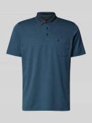 RAGMAN Regular Fit Poloshirt mit Knopfleiste und Brusttasche in Marine...