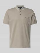 RAGMAN Regular Fit Poloshirt mit Knopfleiste und Brusttasche in Beige,...