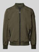 khujo Bomberjacke mit Reißverschlusstaschen Modell 'Lasse' in Oliv, Gr...