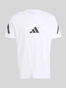 adidas Sportswear Regular Fit T-Shirt aus reiner Baumwolle in Weiss, G...