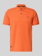 camel active Regular Fit Poloshirt in unifarbenem Design in Orange, Gr...