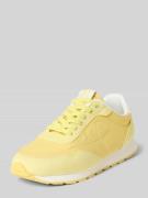 Blauer USA Sneaker mit Logo-Detail Modell 'Swink' in Hellgelb, Größe 4...