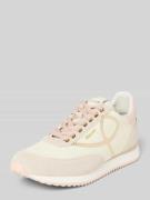 Blauer USA Sneaker aus Leder-Mix Modell 'Lorain' in Sand, Größe 37