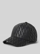 ARMANI EXCHANGE Basecap mit Logo-Print und verstärktem Schirm in Black...