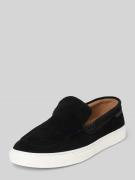 PS Poelman Loafer aus echtem Leder mit Logo-Detail in Black, Größe 40