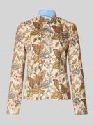 WHITE LABEL Slim Fit Blazer aus reinen Leinen in Sand, Größe 34