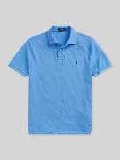 Polo Ralph Lauren Slim Fit Poloshirt aus reiner Baumwolle in Bleu, Grö...
