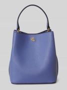 Lauren Ralph Lauren Henkeltasche aus reinem Leder in Blau, Größe 1