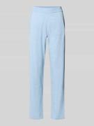 Christian Berg Woman Pyjama-Hose mit elastischem Bund in Hellblau Mela...