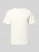 Lacoste Regular Fit T-Shirt aus reiner Baumwolle in Offwhite, Größe L