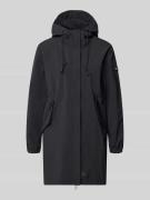 khujo Parka mit Label-Patches Modell 'AMETI' in Black, Größe L