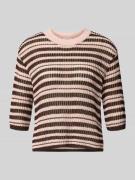 OPUS Strickshirt mit 3/4-Arm Modell 'Punny' in Hellrosa, Größe 36