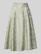 Rinascimento Midirock aus Satin mit Eingrifftaschen in Mint, Größe L