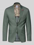 ATELIER TORINO Slim Fit 2-Knopf-Sakko mit Pattentaschen in Gruen, Größ...