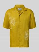 JAKE*S STUDIO MEN Regular Fit Freizeithemd aus reinen Leinen in Senf, ...