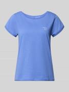 Christian Berg Woman T-Shirt mit Stitching und Rundhalsausschnitt in B...