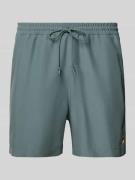 Carhartt Work In Progress Regular Fit Badeshorts mit Logo-Stitching Mo...