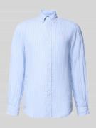 Polo Ralph Lauren Regular Fit Freizeithemd aus reinem Leinen in Hellbl...