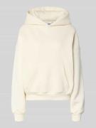 REVIEW Relaxed Fit Sweatshirt mit Logo-Print in Offwhite, Größe L