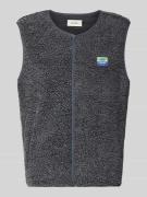 American Vintage Straight Fit Weste mit Logo-Patch Modell 'Hoktown' in...