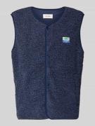 American Vintage Straight Fit Weste mit Logo-Patch Modell 'Hoktown' in...