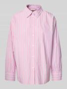 Tom Tailor Denim Oversized Hemdbluse aus reiner Baumwolle in Pink, Grö...