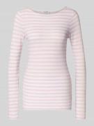 Marc O'Polo Regular Fit Langarmshirt aus reiner Baumwolle in Rosa, Grö...