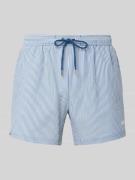 BOSS Badeshorts mit Tunnelzug Modell 'VELVETFISH' in Blau, Größe L