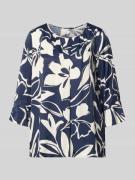 Betty Barclay Bluse aus Viskose mit Rundhalsausschnitt in Marine, Größ...