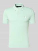Tommy Hilfiger Regular Fit Strick-Poloshirt aus reiner Baumwolle in Mi...