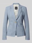 BOSS Slim Fit Kurzblazer aus reiner Schurwolle Modell 'JIA9' in Hellbl...