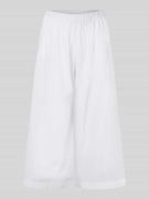 BOSS Regular Fit Culotte aus reiner Baumwolle Modell 'TALINI' in Weiss...