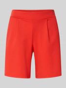 ICHI Shorts mit elastischem Bund Modell 'Kate' in Rot, Größe L