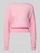 Rich & Royal Strickpullover aus Alpaka-Mix Modell 'SOFT ORCHID' in Ros...