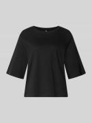 Soyaconcept Boxy Fit T-Shirt aus Bio-Baumwolle Modell 'Derby' in BLACK...