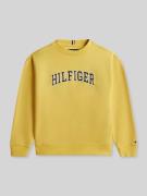 Tommy Hilfiger Teens Regular Fit Sweatshirt aus Baumwoll-Mix in GELB, ...