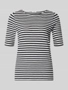 s.Oliver RED LABEL Relaxed Fit T-Shirt aus reiner Baumwolle in Marine,...