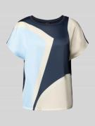 s.Oliver BLACK LABEL Oversized T-Shirt aus Viskose-Mix in Hellblau, Gr...