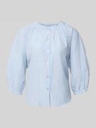 Soyaconcept Regular Fit Bluse mit Raffungen Modell 'Cassy' in Hellblau...