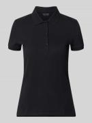 Christian Berg Woman Slim Fit Poloshirt mit Knopfleiste in Black, Größ...