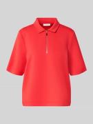 Christian Berg Woman Regular Fit Poloshirt mit Reißverschluss in Rot, ...