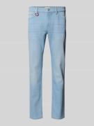 JOOP! Jeans Regular Fit Jeans mit Logo-Detail Modell 'Mitch' in Hellbl...