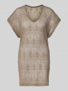 Banana Moon Longshirt mit V-Ausschnitt Modell 'ZINIA BEACHSOUL' in Kha...