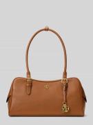 Lauren Ralph Lauren Henkeltasche aus echtem Rindsleder in Cognac, Größ...