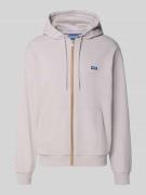 Hugo Blue Relaxed Fit Sweatjacke aus reiner Baumwolle Modell 'NADARASI...