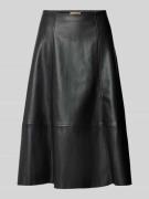 Soyaconcept Midirock in Leder-Optik Modell 'BECKIE' in Black, Größe 40