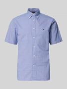 Tommy Hilfiger Regular Fit Freizeithemd aus reiner Baumwolle in Blau, ...