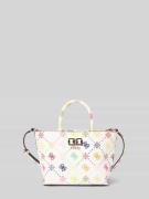 Guess Tote Bag mit Allover-Logo-Print Modell 'Emelie' in Weiss, Größe ...