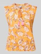 Emily Van den Bergh Regular Fit Bluse im ärmellosen Design in Orange, ...