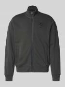 Blauer USA Sweatjacke mit Stehkragen Modell 'CITY' in Graphit, Größe X...